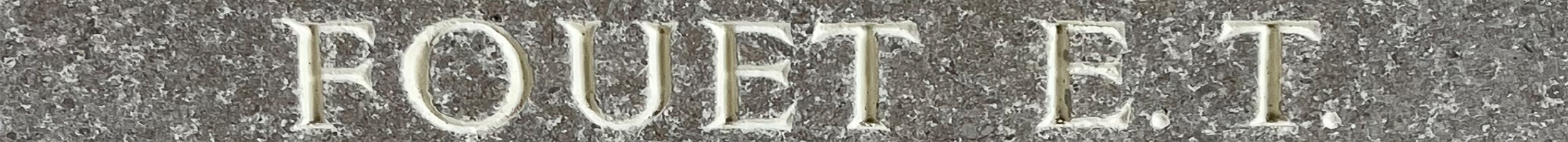 Sgt Edward Thomas Fouet<br/><br /><br />missing February 27th, 1943<br /><br /><br />No Known Grave<br /><br /><br />Commemorated: Runnymede Memorial, Surrey, England<br /><br /><br />Panel 149